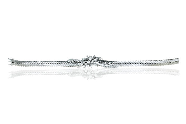 Diamant-Armband mit 0,708ct Diamanten in Weissgold
